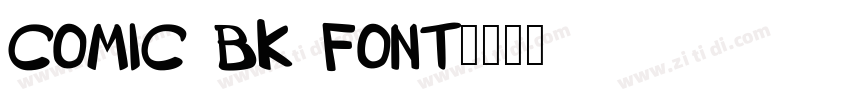 Comic Bk Font字体转换